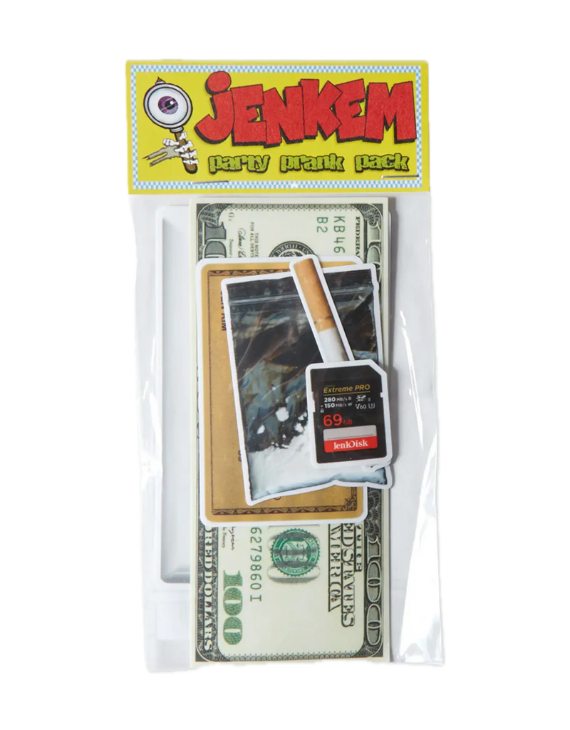 Jenkem Party Prank Sticker Pack (Multi) – set vinyl stickers met kleurrijke en humoristische Jenkem-graphics