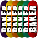 Baker Brand Logo Skateboard Deck Assorted Veneer foto 2