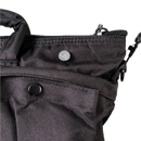 Rumble Helmet Bag Black V2 – zwarte helm tas van polyester met verstevigde bodem, handgrepen en ritsvak