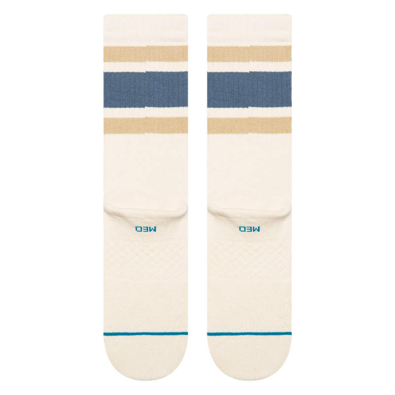 Stance Boyd ST Ivory – ivoorwitte crew sokken met minimalistisch design, medium cushioning en Stance branding