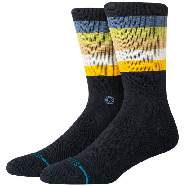 Stance Maliboo Crew Black – zwarte crew sokken met Halloween-inspired Maliboo design en Stance branding