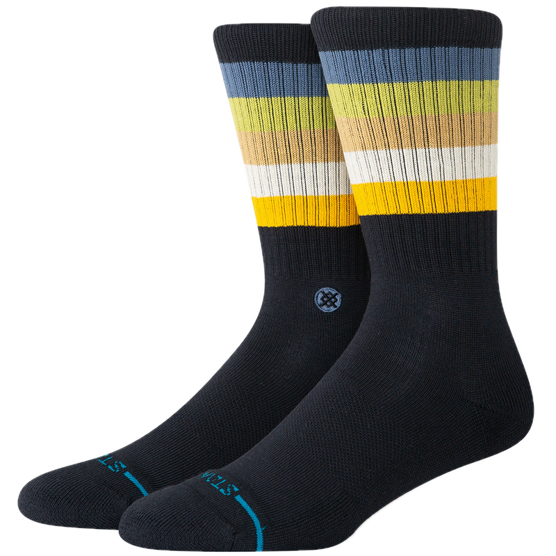 Stance Maliboo Crew Black – zwarte crew sokken met Halloween-inspired Maliboo design en Stance branding