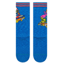 Stance x Nickelodeon Reggie And Otto Crew Royal – blauwe crew sokken met Rocket Power graphics van Reggie & Otto