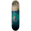 Toy Machine Georgia Martin Fishing skateboard deck 8.25 inch, 7-ply maple Classic Tum Yeto Shape popsicle pro model Georgia Martin met Fishing graphic 31.63 inch lang wheelbase 14.00 inch nose 7.00 inch tail 6.88 inch random color veneer may vary, verkrijgbaar bij Revert 95 Haarlem
