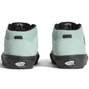 Vans Skate Half Cab Gray Olive – mid-top skateschoen in grijs/olijfgroen suède met Half Cab patch en wafelzool