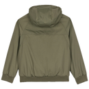 Volcom Hernan 10K Jacket Wintermoss Kids – waterdicht kinderjack in Wintermoss groen met voering, capuchon en subtiele Volcom-branding