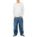 Reell Denim Baggy blauw volledig vooraanzicht broek