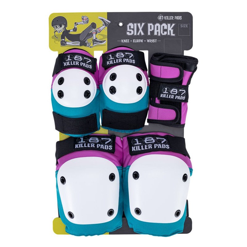 Bestel de 187 Killer Pads KIDS PAD SIX PACK Skateboard bescherming voor kinderen snel, gemakkelijk en veilig bij Revert 95. Check on ze website voor de gehele 187 Killer Pads bescherming collectie, of kom langs in onze winkel in Haarlem.