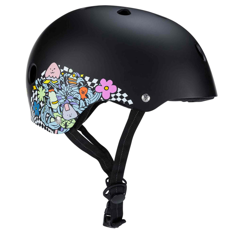 187 Killer Pads PPRO SKATE HELMET Lizzie Armanto Skateboard helm zijkant Revert95.com