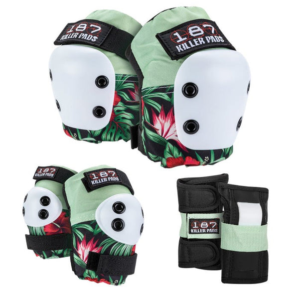 Bestel de 187 Killer Pads Adult Six Pack Set Hibiscus Pink Green Black Skateboard bescherming voor volwassen snel, gemakkelijk en veilig bij Revert 95. Check on ze website voor de gehele 187 Killer Pads bescherming collectie, of kom langs in onze winkel in Haarlem.