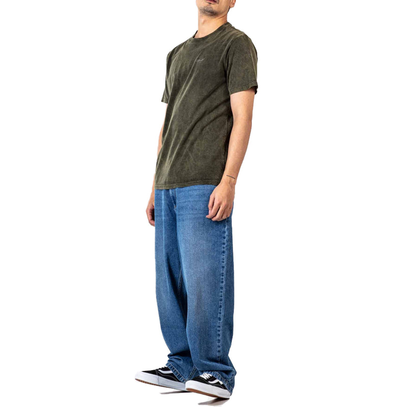 Reell Denim Baggy light blue zijaanzicht broek