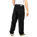 Baggy Black Rigid Corduroy Pant