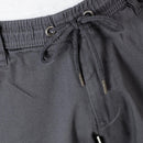 Reell Denim Reflex Easy ST dark grey vetersluiting close-up broek