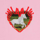 Alltimers Love Stallion Tee roze voorkant close-up Revert95.com
