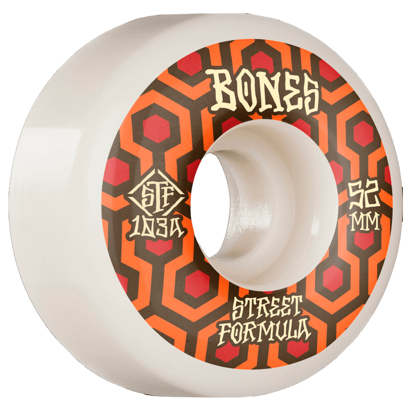 Bones STF Retros V1 standaard wielen 103a wit 52mm