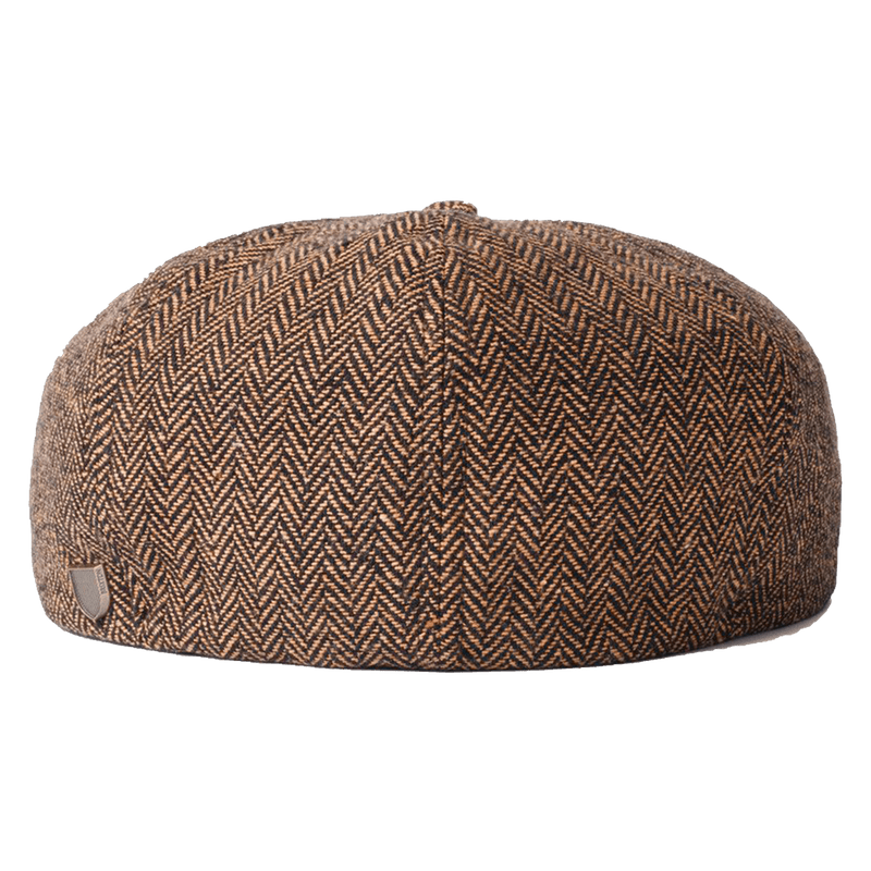 Brixton Brood Snap Cap Brown Khaki achterkant