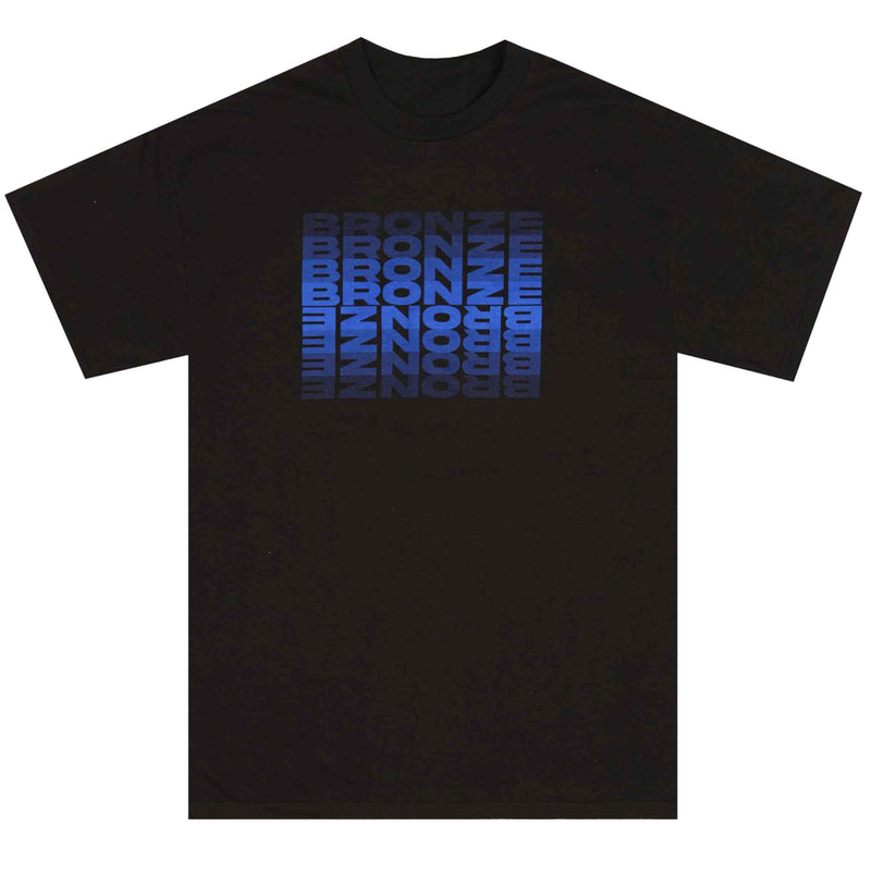 Bronze 56K FADE TEE BLACK voorkant T-shirt Revert95.com