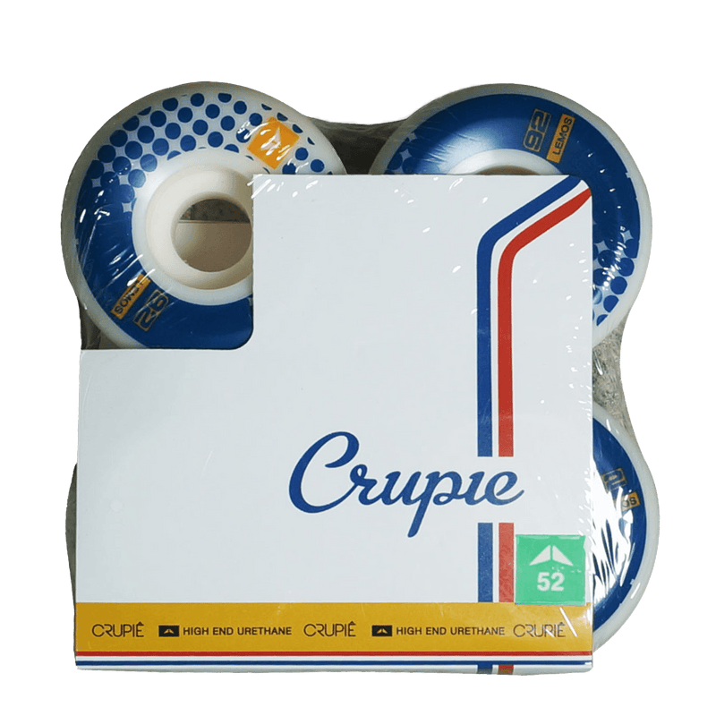 Crupie Wheels Tiago Lemos 92 wijde vorm skatewielen verpakking