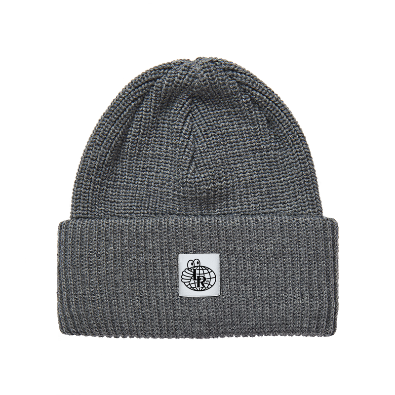 Last Resort Merino Fold Beanie Black
