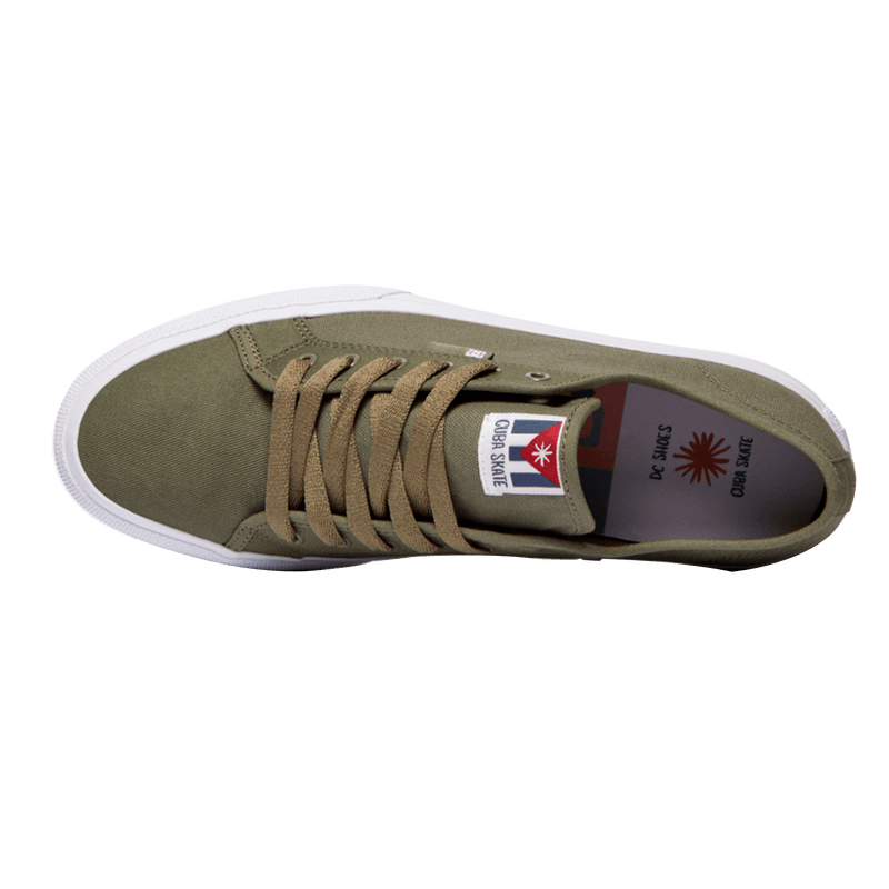 DC shoes manual Cuba navas skate schoenen bovenkant ARMY/OLIVE
