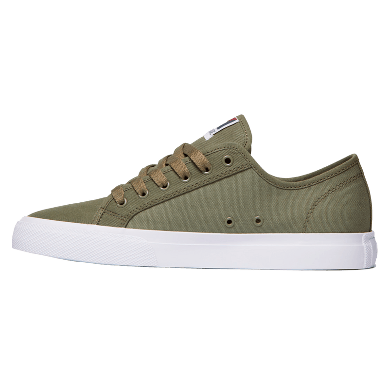 DC shoes manual Cuba navas skate schoenen linker kant ARMY/OLIVE