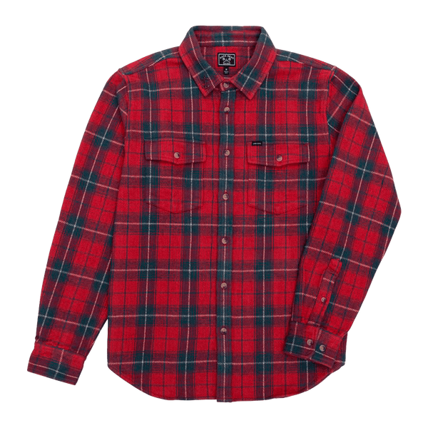 Dark seas TYRONE SHIRT rood navy voorkant product