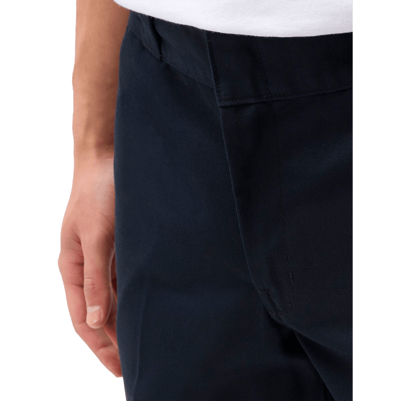 Dickies 873 Slim Straight Work Pant donker navy voorkant close-up