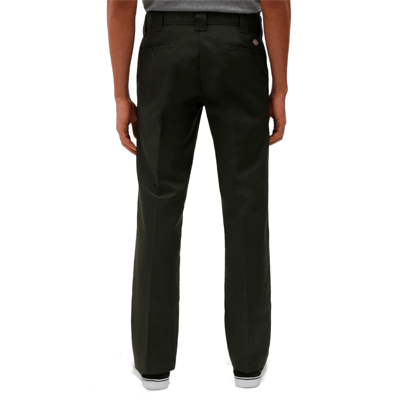 Dickies 873 Slim Straight Work Pant olijf groen achterkant