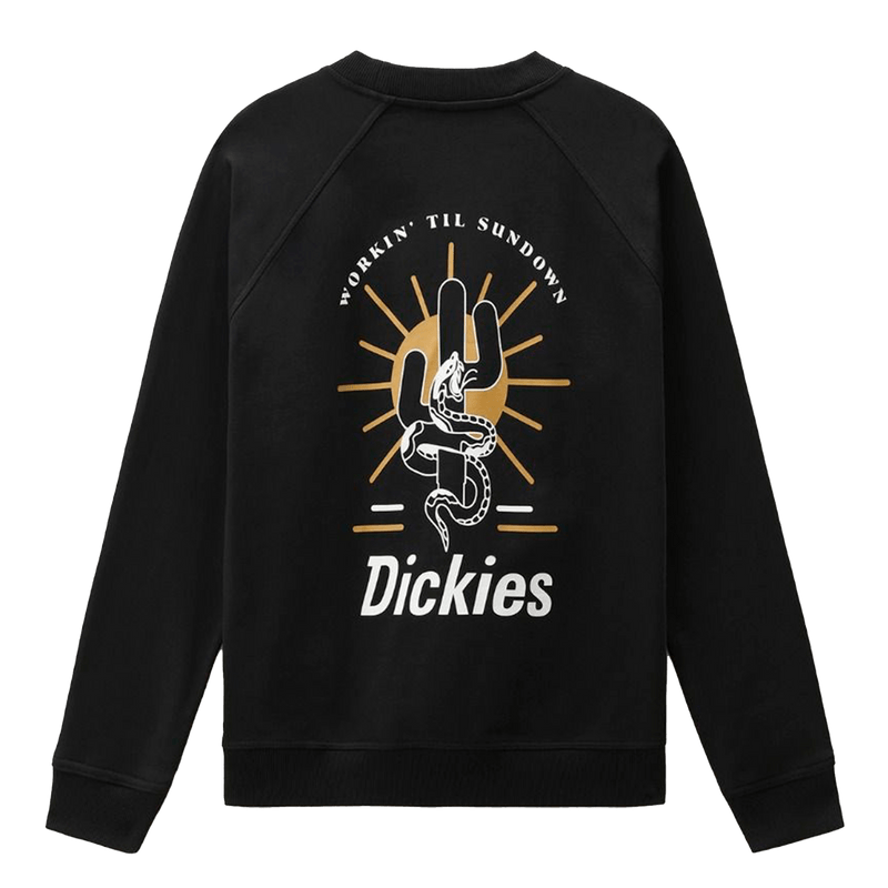 Dickies BETTLES SWEATSHIRT zwart achterkant product