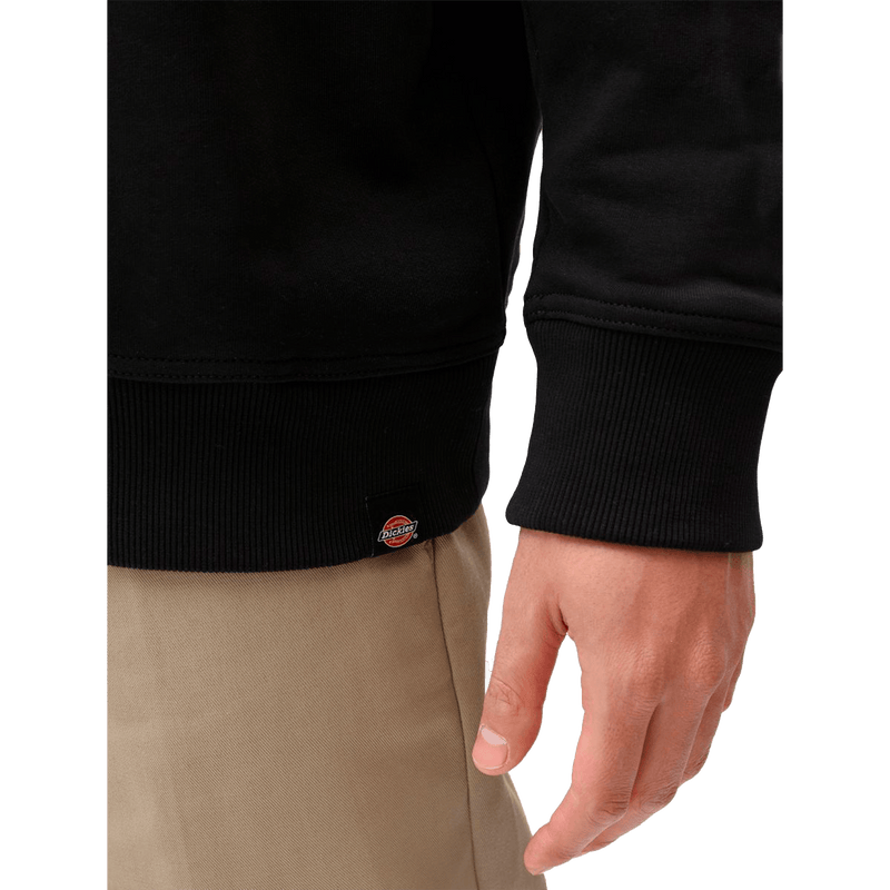 Dickies BETTLES SWEATSHIRT zwart voorkant mouw