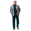 Dickies Sherpa Lined Sacramento Shirt zwart voorkant outfit