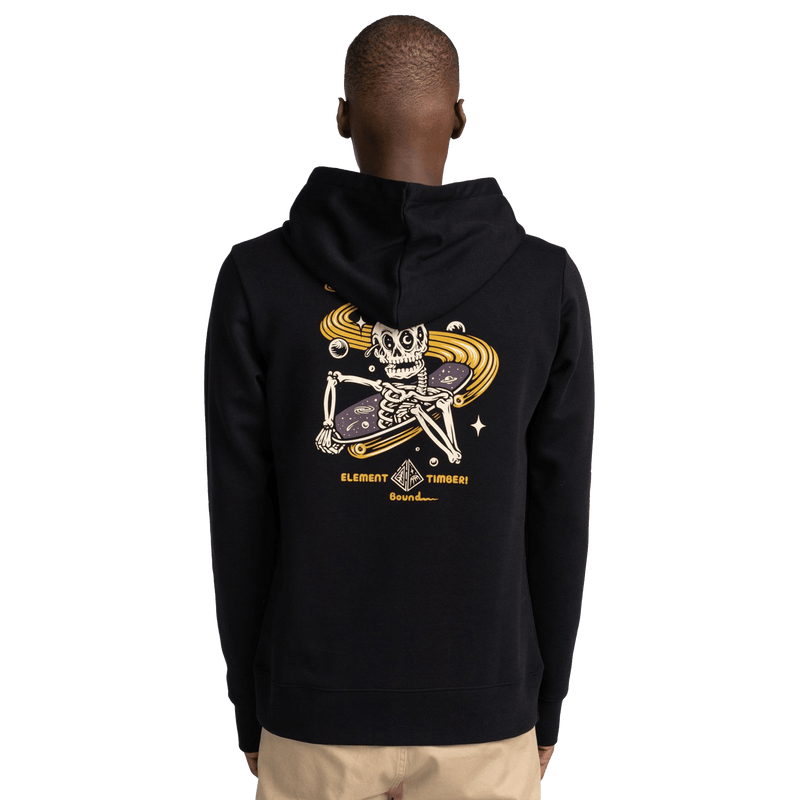 Element TRANSENDER - HOODIE FOR MEN flint black zchterkant