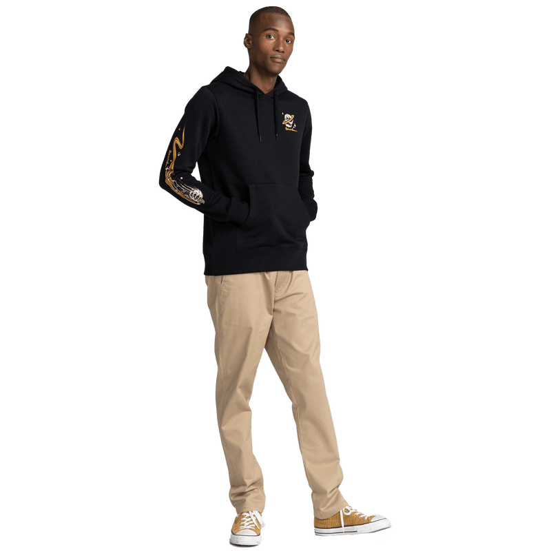 Element TRANSENDER - HOODIE FOR MEN flint black voorkant