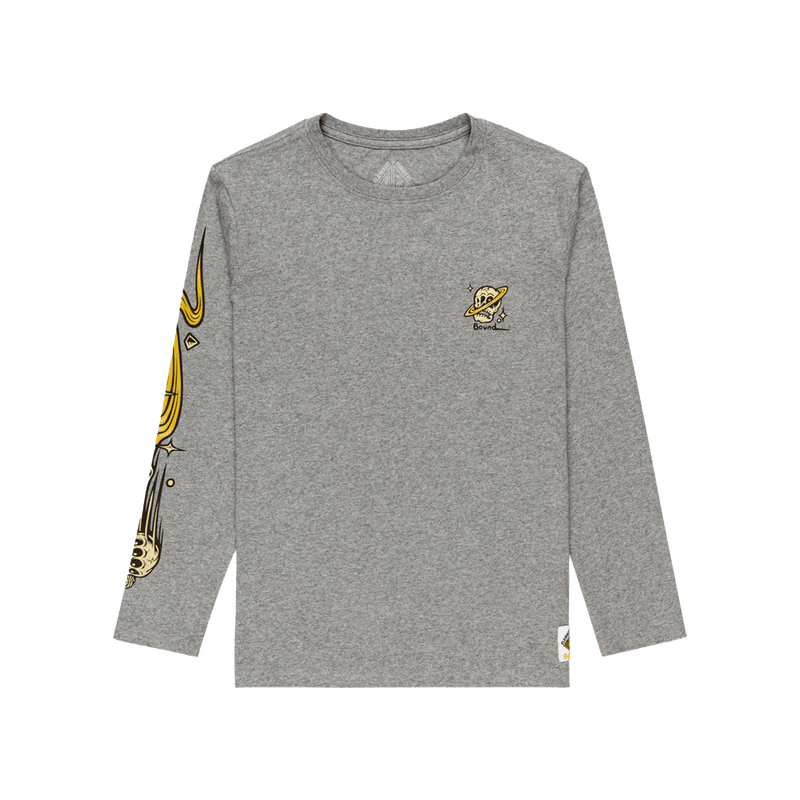 Element TRANSENDER LS YOUTH grey heather voorkant product