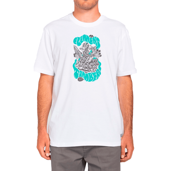 TIMBER! THE TRIP - T-SHIRT FOR MEN Optic White voorkant lifestyle