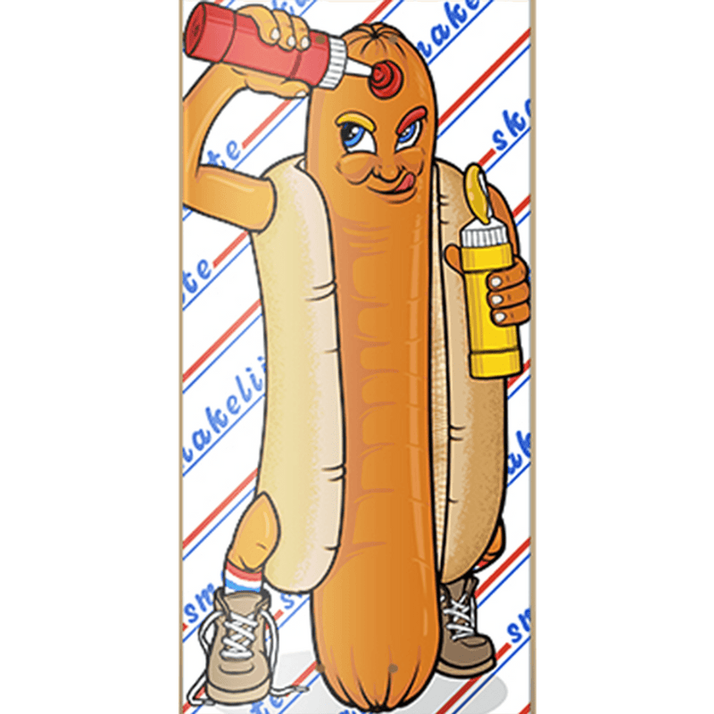 Falus Hotdog skateboard deck