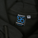 Revert 95 Checkerboard Box Logo Hoodie Ash Black