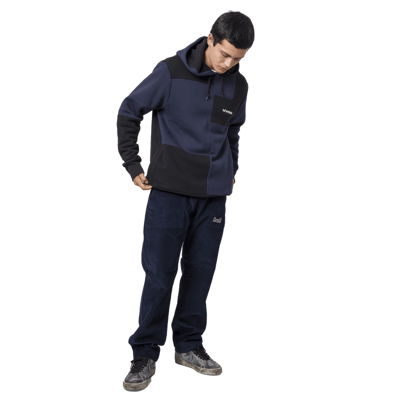 HUF ARRAY PULLOVER HOODIE navy blazer outfit