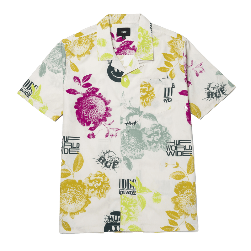 HUF BLOOM RESORT TOP voorkant product