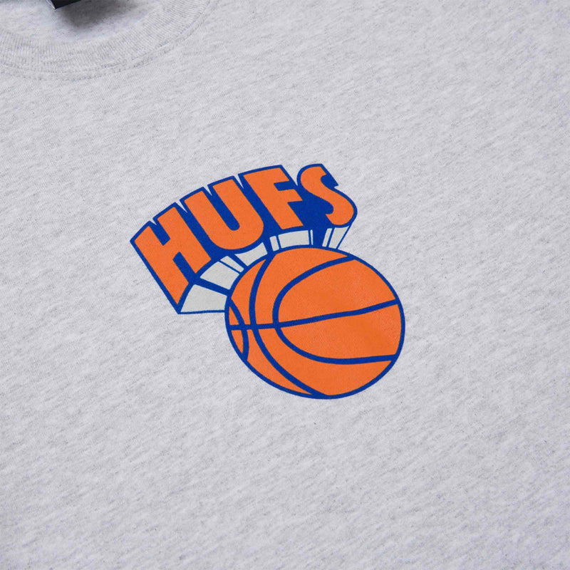 HUF EASTERN T-SHIRT ash voorkant close-up Revert95.com