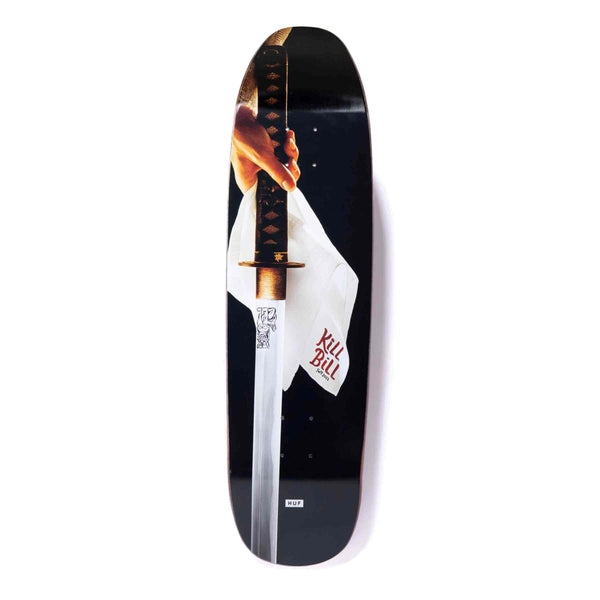 HUF Kill BIll Cruiser Deck Hattori Hanzo Katana Sword achterkant skateboard cruiser deck Revert95.com