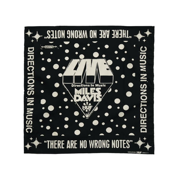 HUF - MILES DAVIS - IN CONCERT BANDANA voorkant product