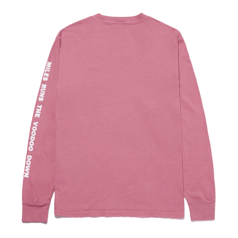 HUF - MILES DAVIS - VOODOO WASHED L/S TEE achterkant
