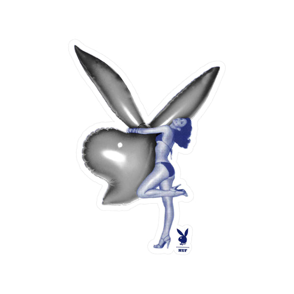 HUF X PLAYBOY BUNNY BALLOON STICKER grijs