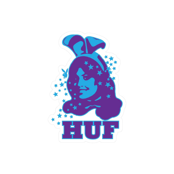 HUF x PLAYBOY BUNNY STICKER paars voorkant