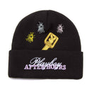 HUF PLAYBOY MONTHS BEANIE zwart achterkant muts Revert95.com