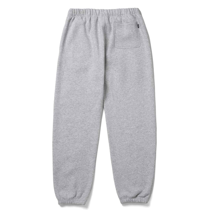 HUF X PLAYBOY RABBIT HEAD FLEECE PANT Grey Heather achterkant plat grijze joggingbroek  Revert95.com