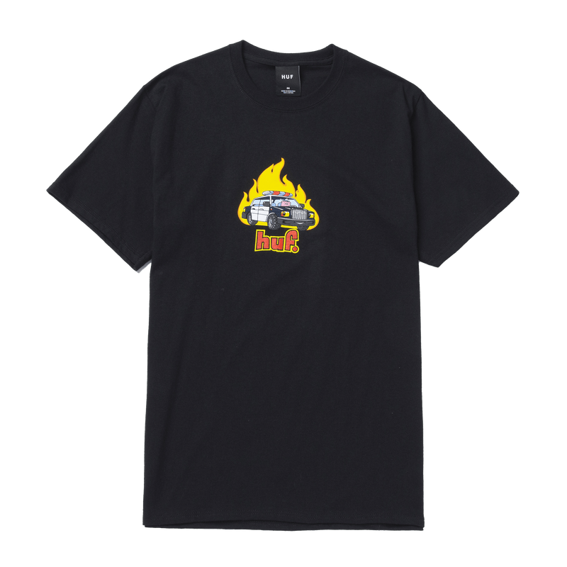 HUF ROASTED T-SHIRT zwart voorkant product