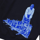 Huf HAROLD HUNTER FOUNDATION 2021 PULLOVER HOODIE achterkant close-up