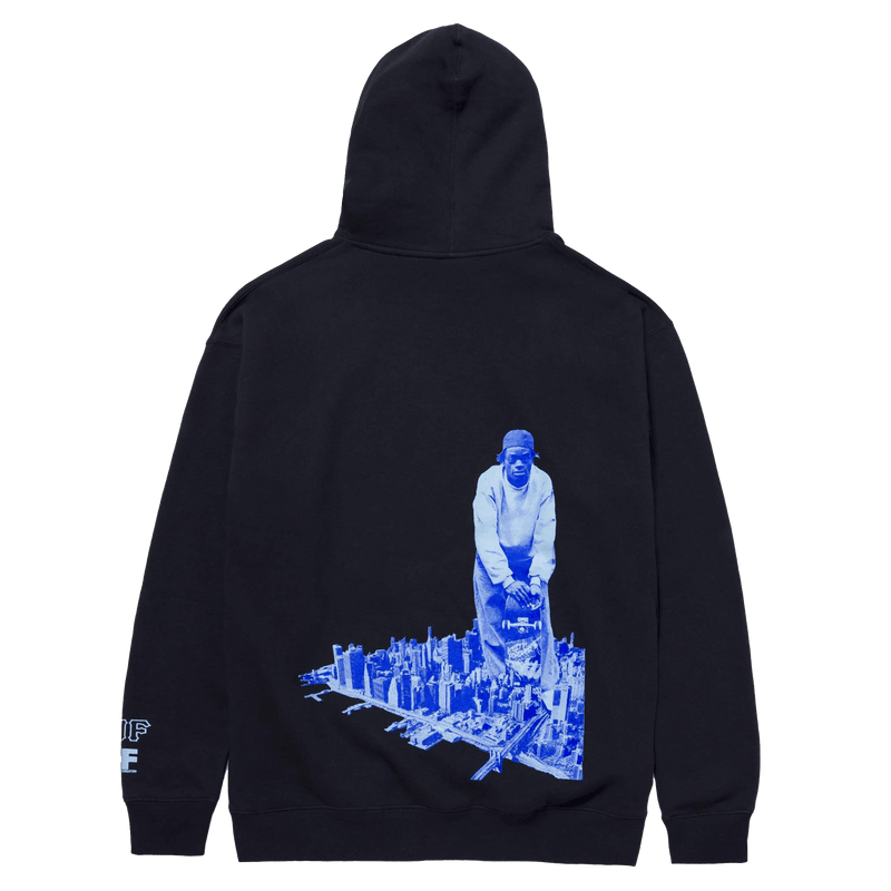 Huf HAROLD HUNTER FOUNDATION 2021 PULLOVER HOODIE achterkant product